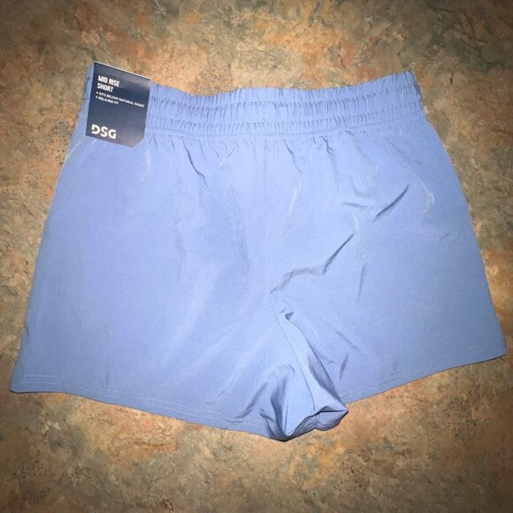 DSG Girls Mid Rise Relaxed Fit Shorts XL Light Blue - Picture 2 of 9